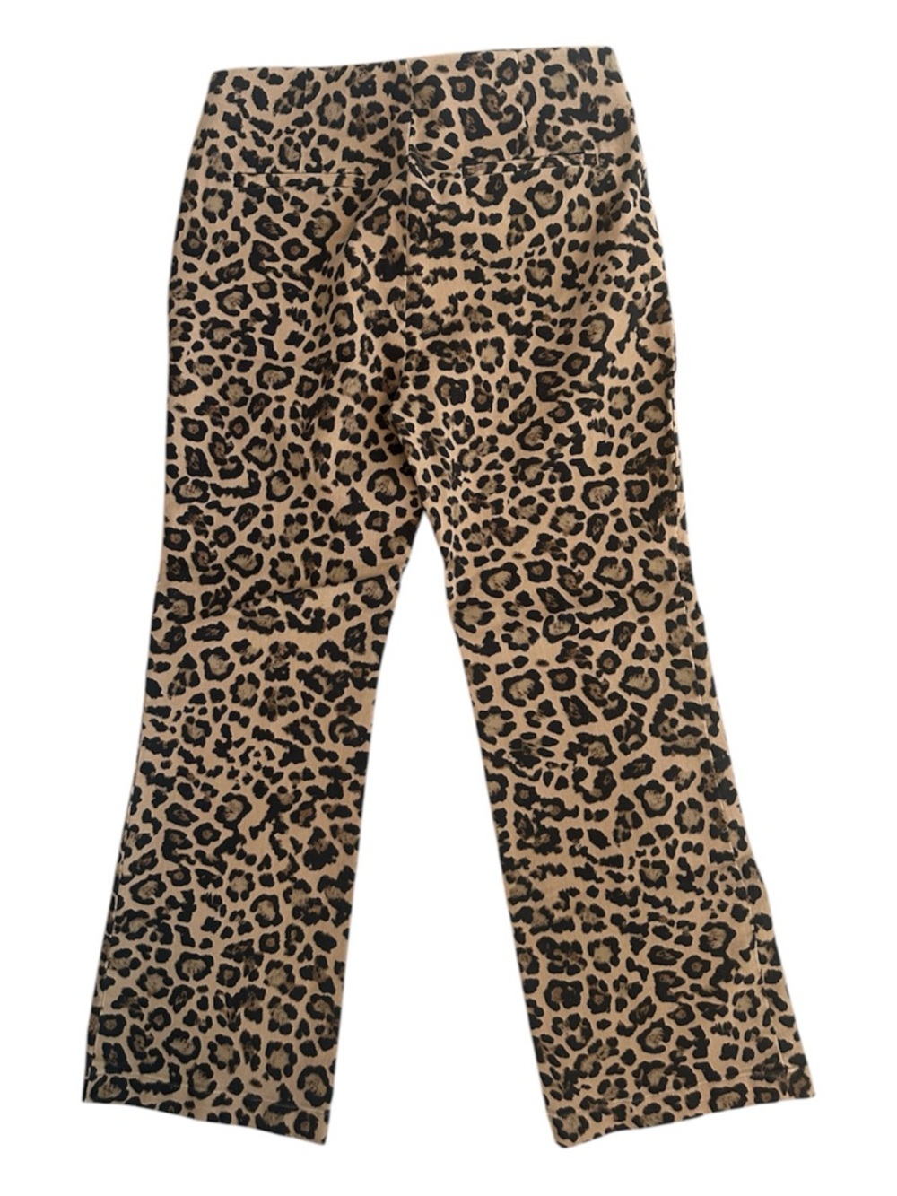 Loft Leopard Print Side Zip Straight Leg Pant - Picture 3 of 8